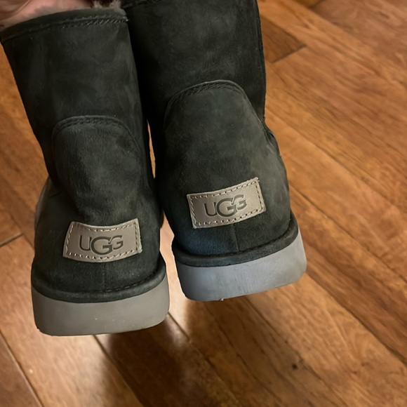 UGG Abree 1016548 Women Mini Ankle Gray Suede Boots, Size 10 - Picture 6 of 11